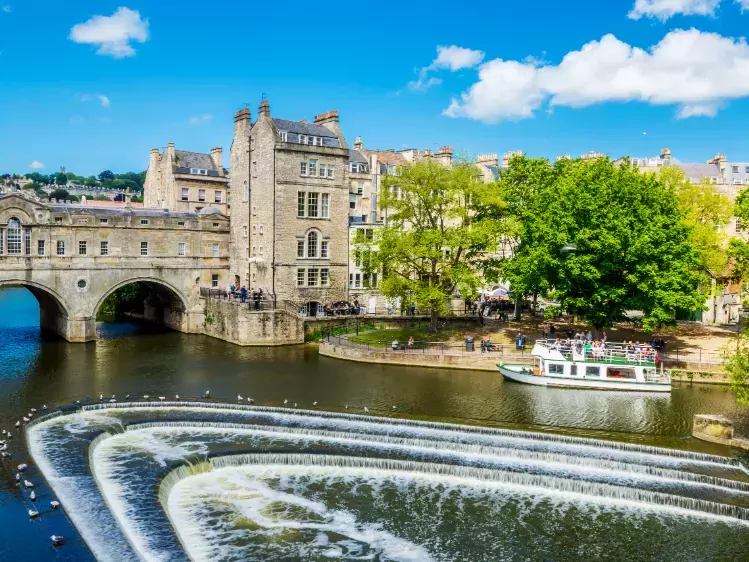 Rivier Avon in Bath in Engeland