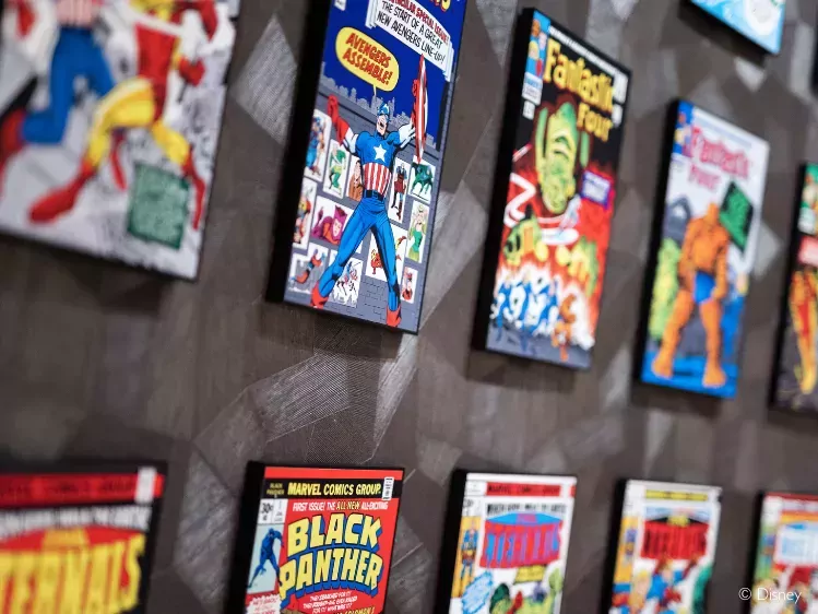 Hotel New York in Disneyland Paris - Marvel muur