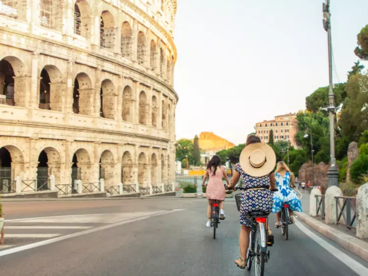 Italië - Rome -Fietstocht Rome Colloseum