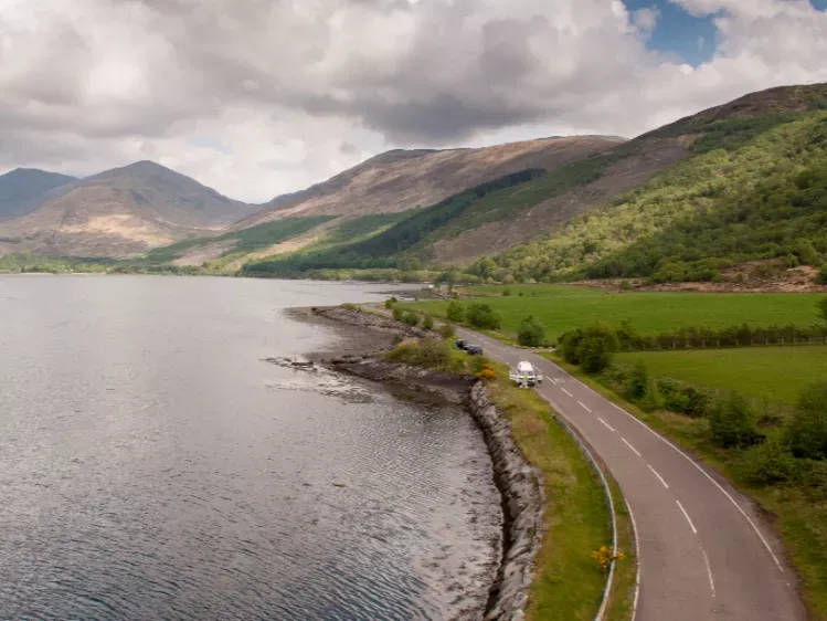 Schotland - Lismore Isle - uitzicht op Beinn Sgulaird
