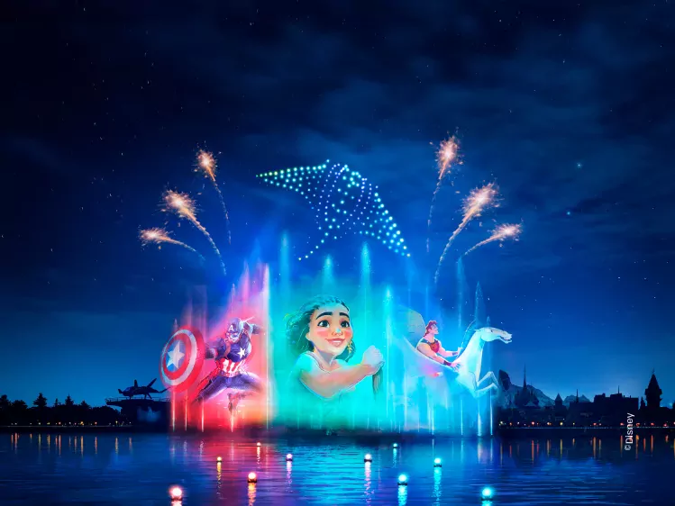 Disneyland Paris - Disney Cascade of Lights