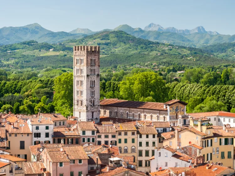 Bell Tower in Lucca in Toscane