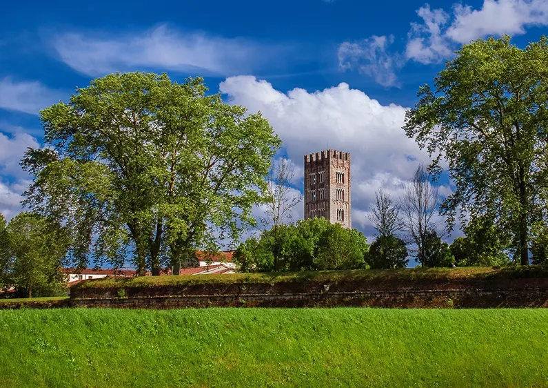 Italië - Lucca - stadsmuren