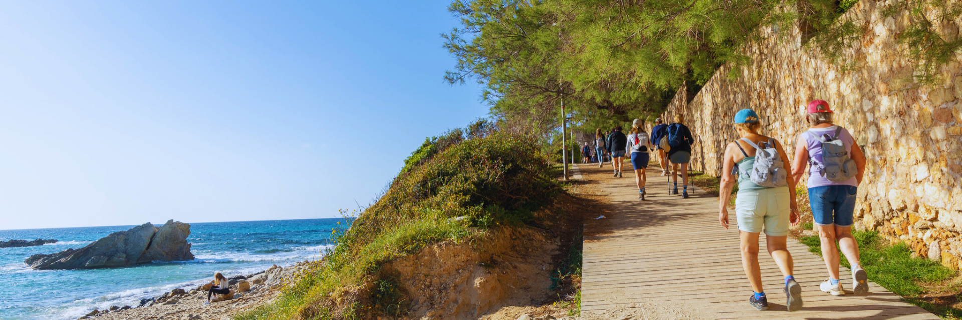 Wandelaars op Mallorca 4-daagse