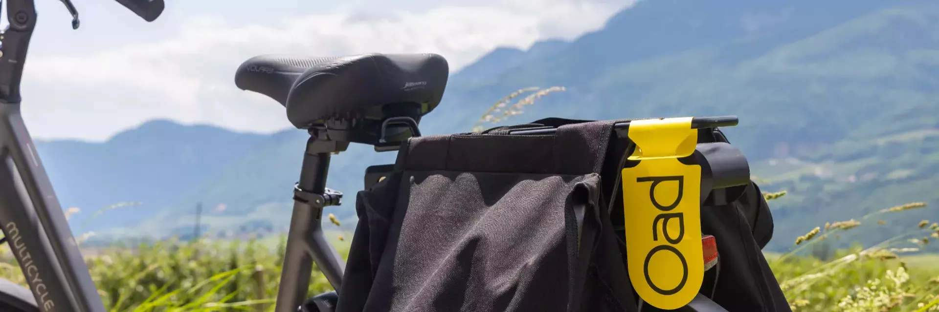 Elektrische fiets met gele Oad label 1