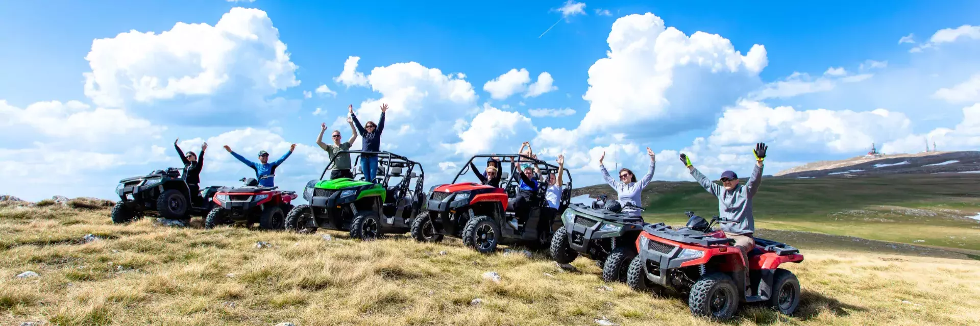 Oad Groepsreizen op maat - Quads rijden banner