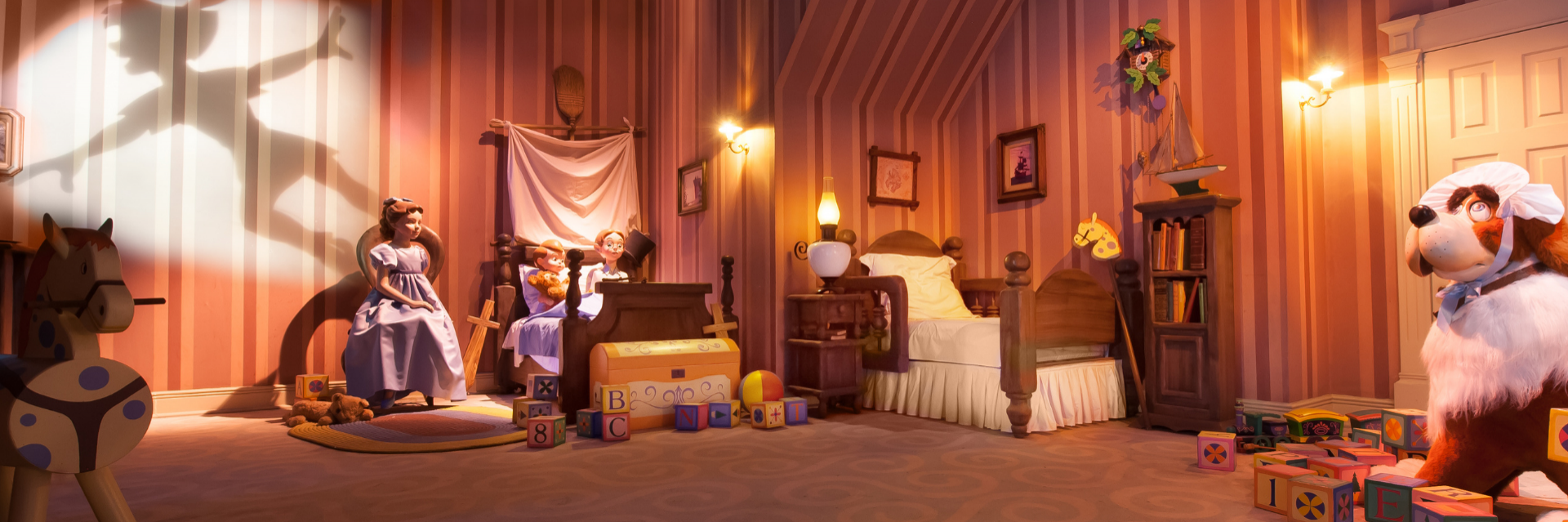 Disneyland Paris - Peter Pan's Flight - Panoramisch beeld