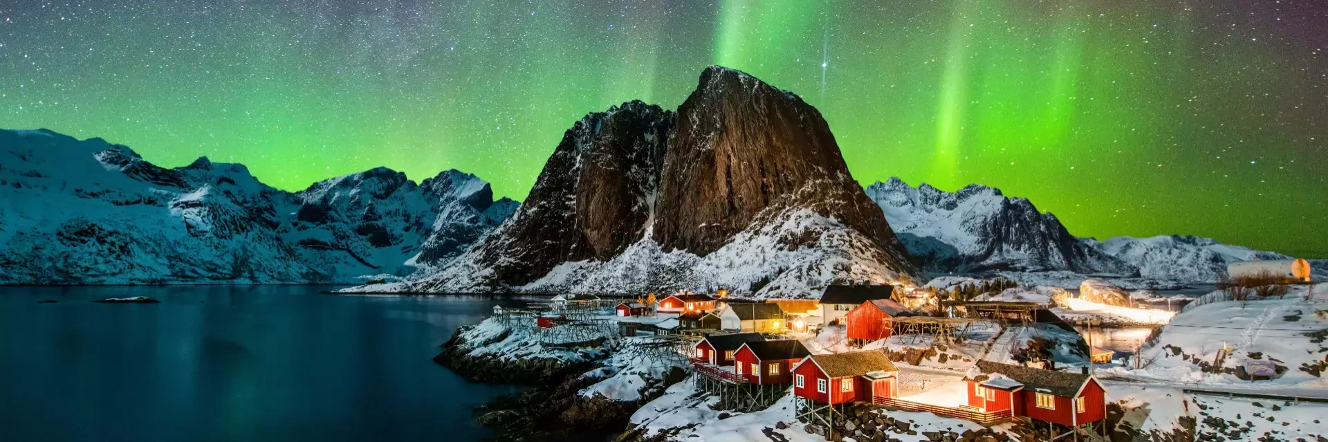 Noorderlicht in Noorwegen