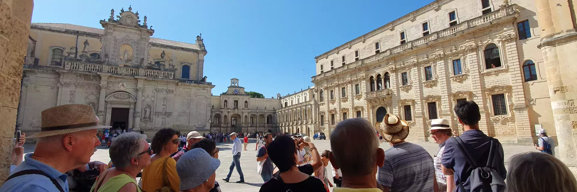 Groep van Oad in Lecce in Puglia