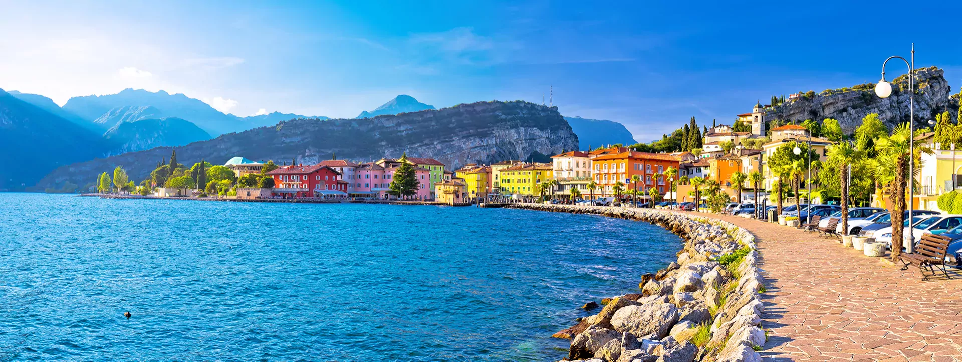 torbole aan het gardameer in italie