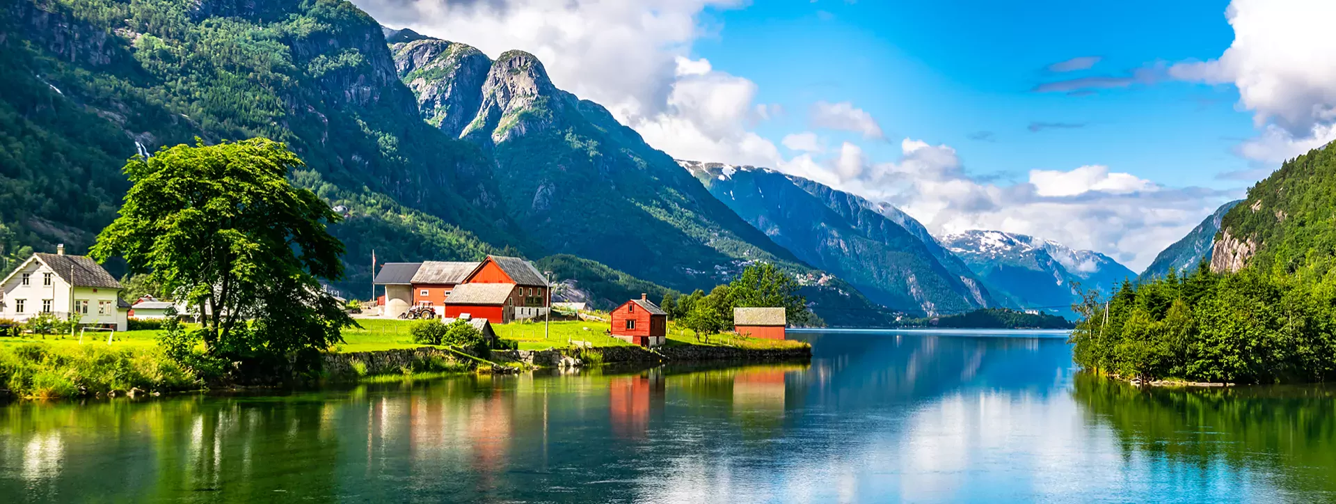 Scandinavisch gebergte in Noorwegen