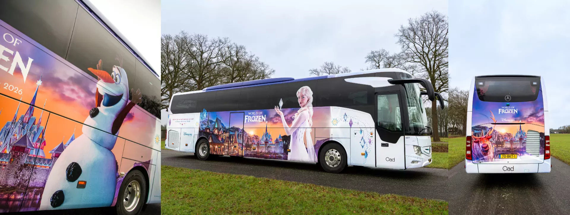 Disneyland Paris - Oad - World of Frozen bus