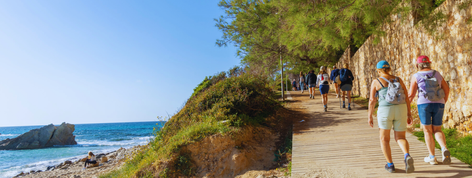 Wandelaars op Mallorca 4-daagse