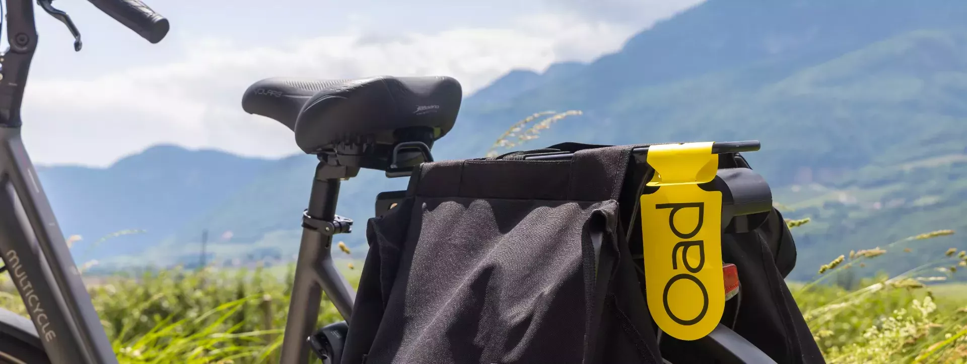 Elektrische fiets met gele Oad label 1