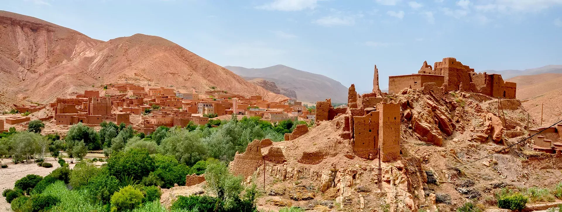 Marokko oude ruines in de Dades Valley