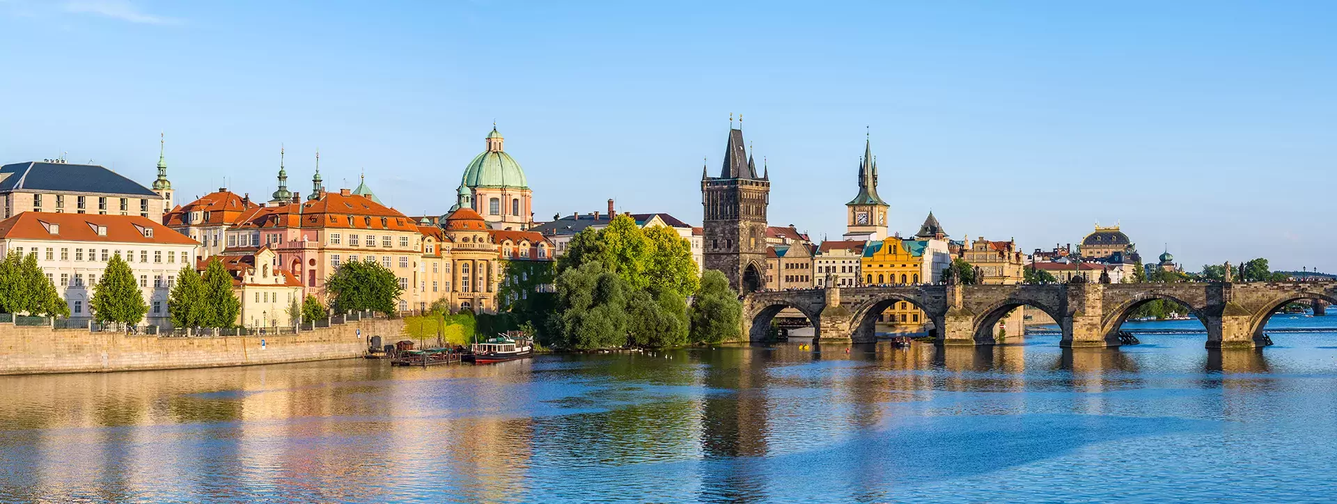 Karelsbrug in Praag in Tsjechie