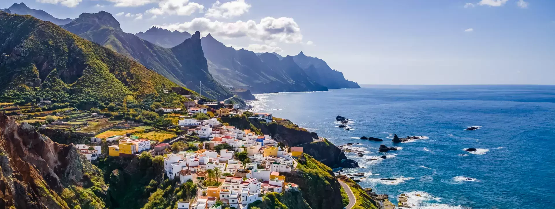 Kustdorp op Tenerife in Spanje