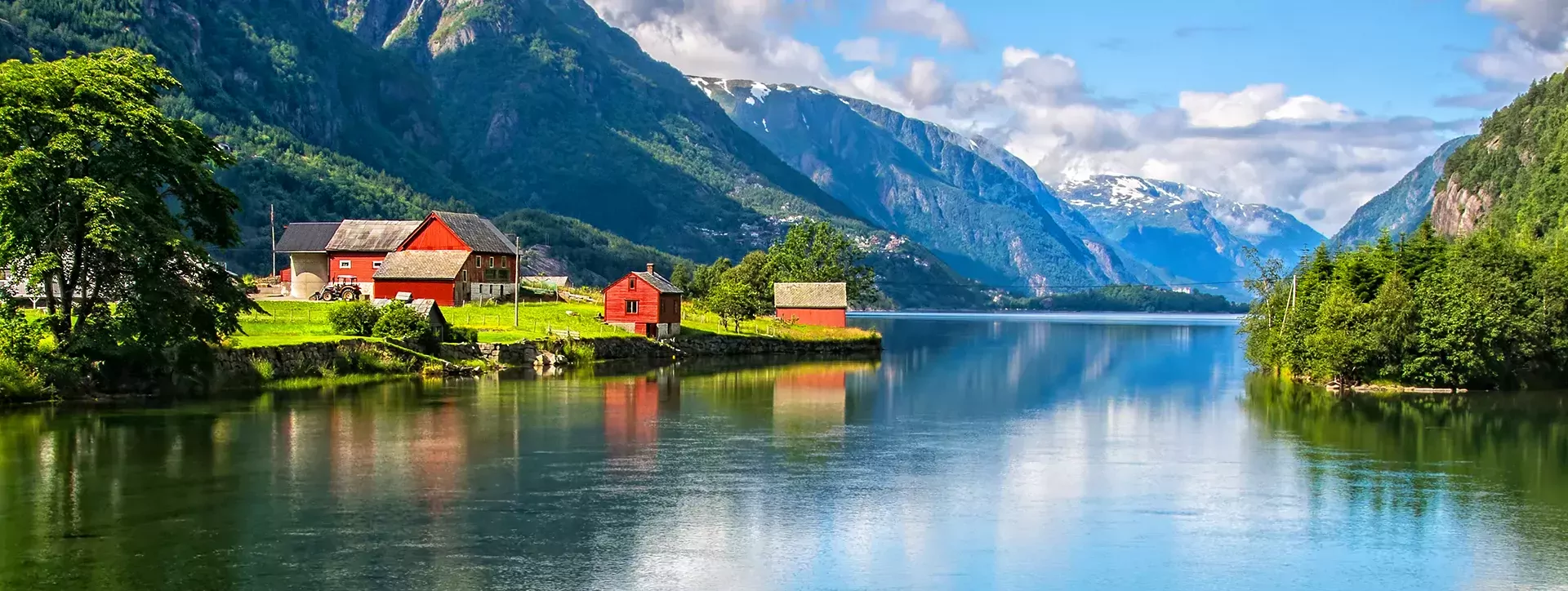 Noorwegen fjord en bergen