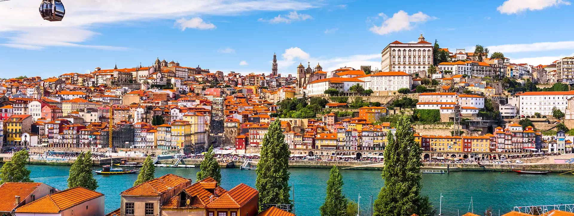 Porto in Portugal oude stad aan de rivier de Douro