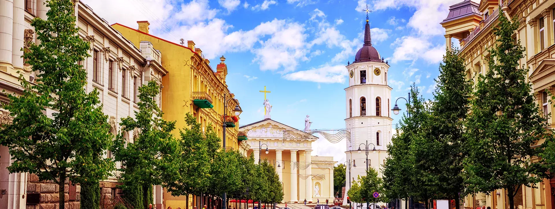 Litouwen Vilnius straatbeeld