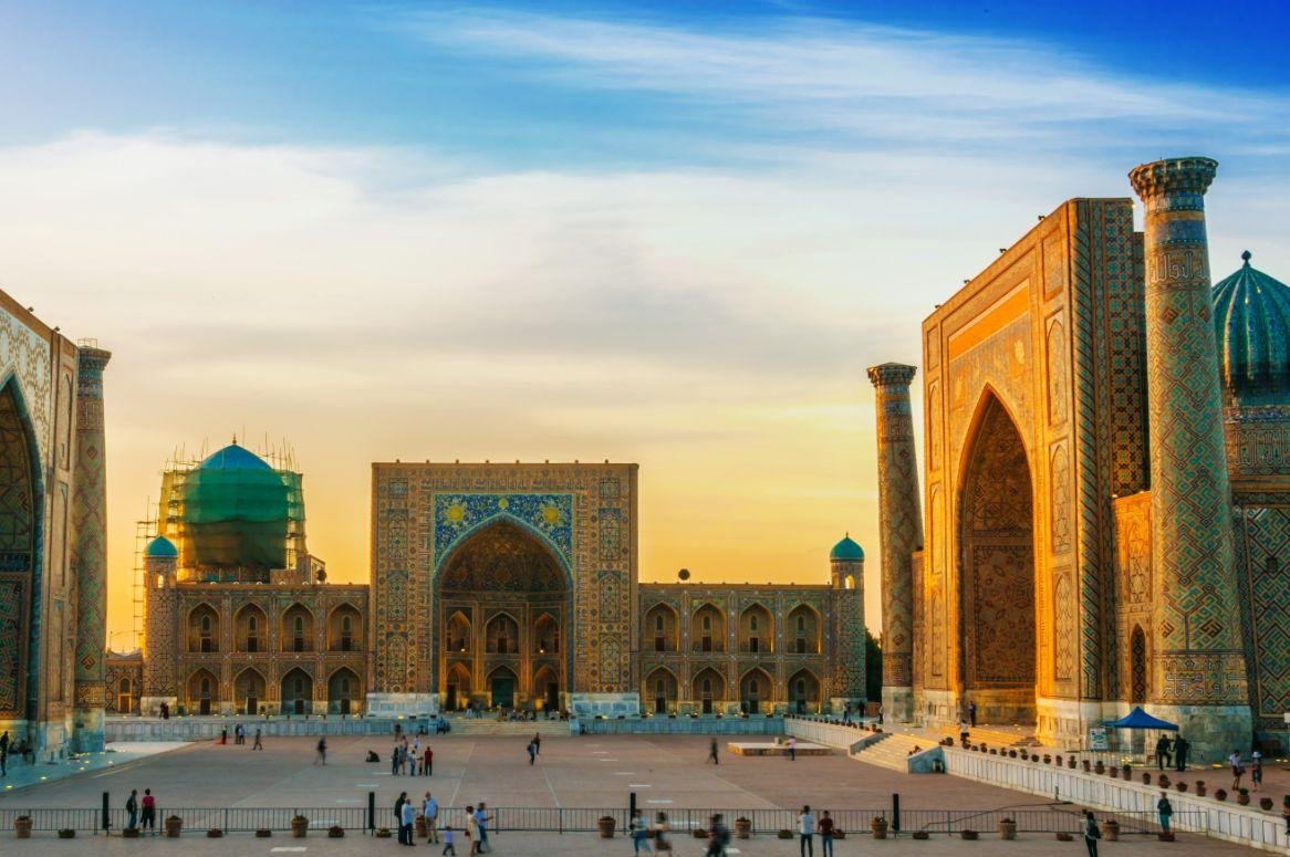 Uzbekistan - Registanplein Samarkand