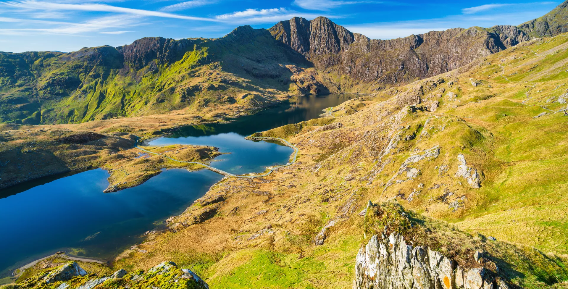 Snowdonia Nationaal Park in Wales