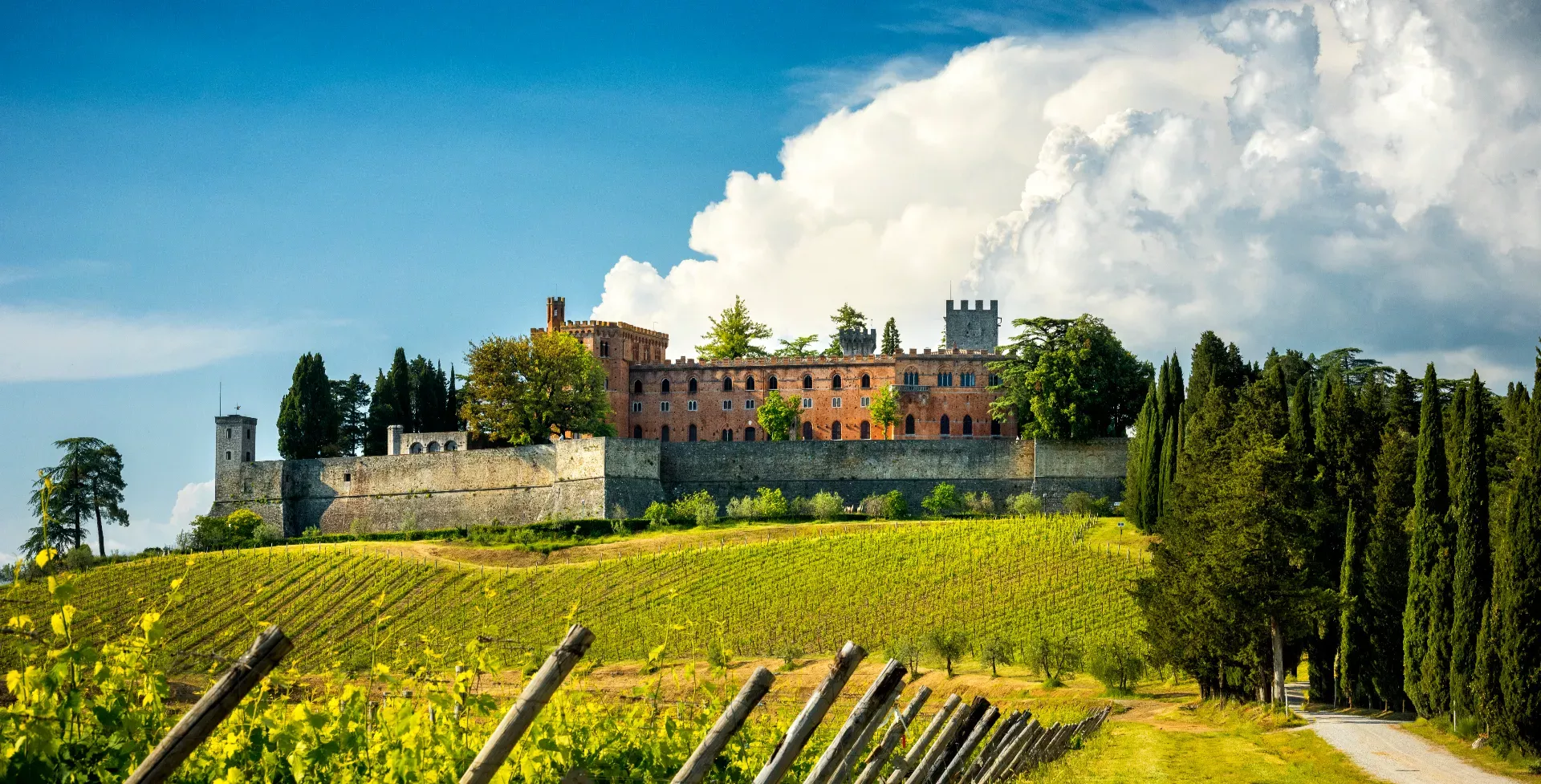 Toscane kasteel en wijngaarde in Chianti-3