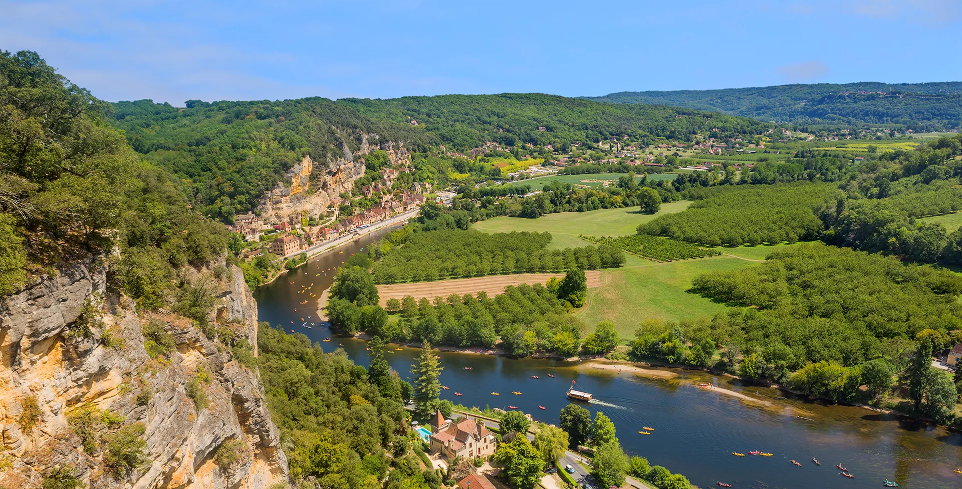 Frankrijk La Roque Gageac in de Dordogne
