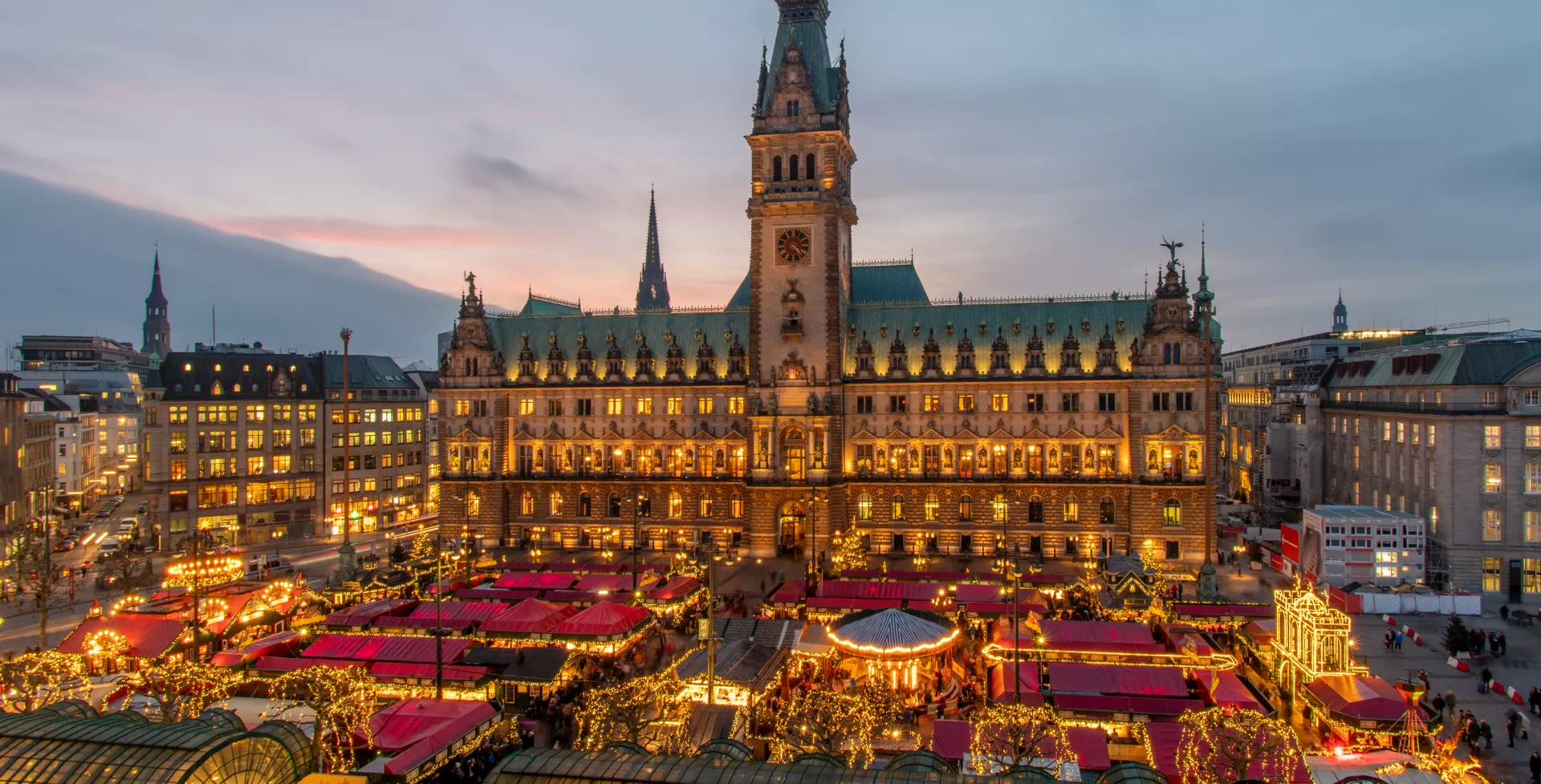 Kerstmarkt in Hamburg