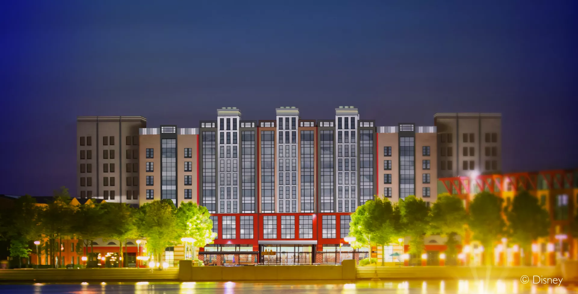 Hotel New York in Disneyland Paris - Vooraanzicht