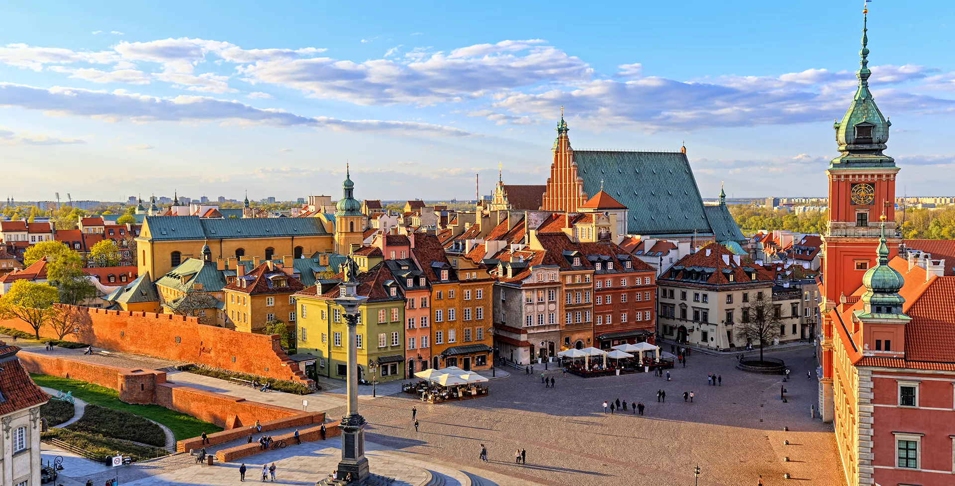 Polen Warschau stadsplein
