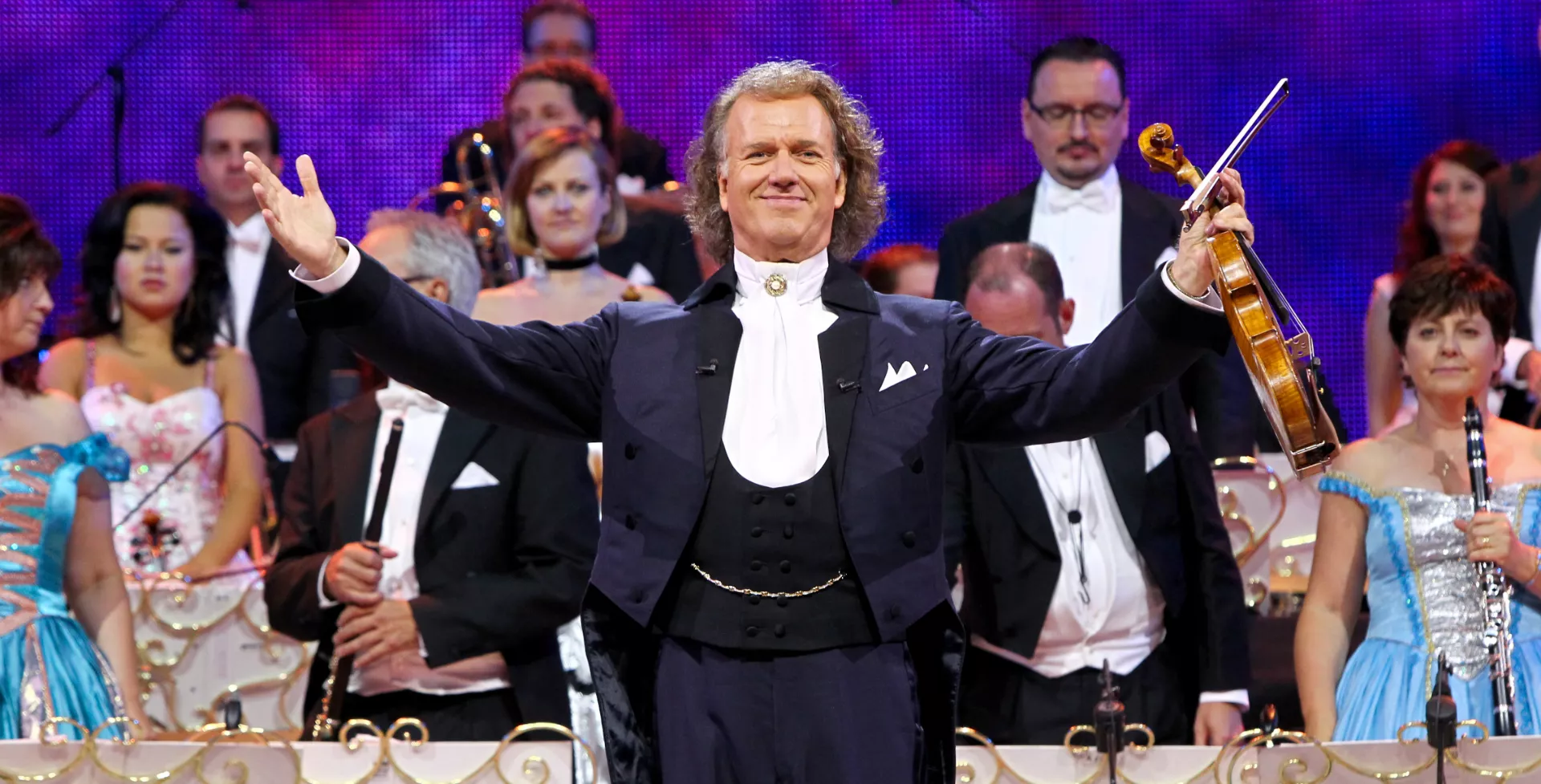 André Rieu met zijn orkest in Glasgow - Muziekreis