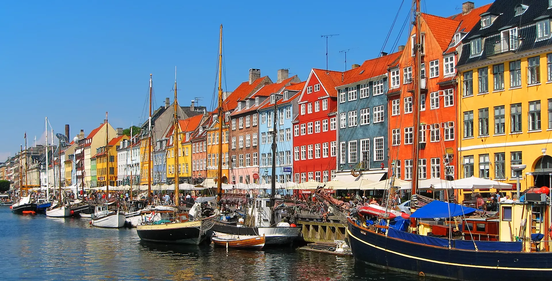 Denemarken-Kopenhagen Nyhaven 