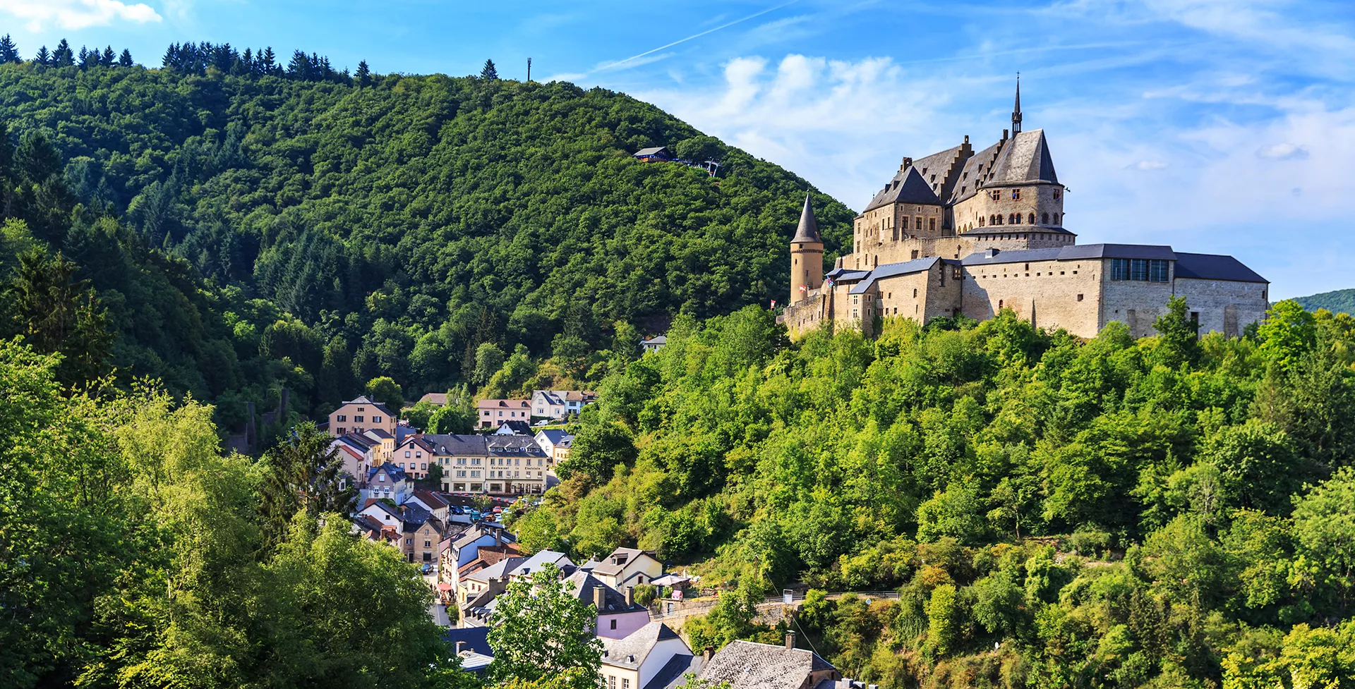 Luxemburg Vianden en kasteel