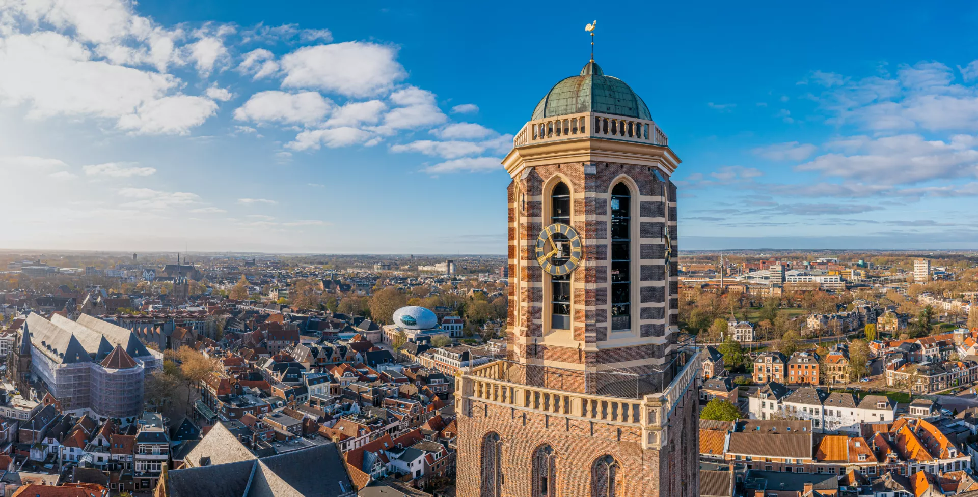 Hanzestad Zwolle in Overijssel in Nederland