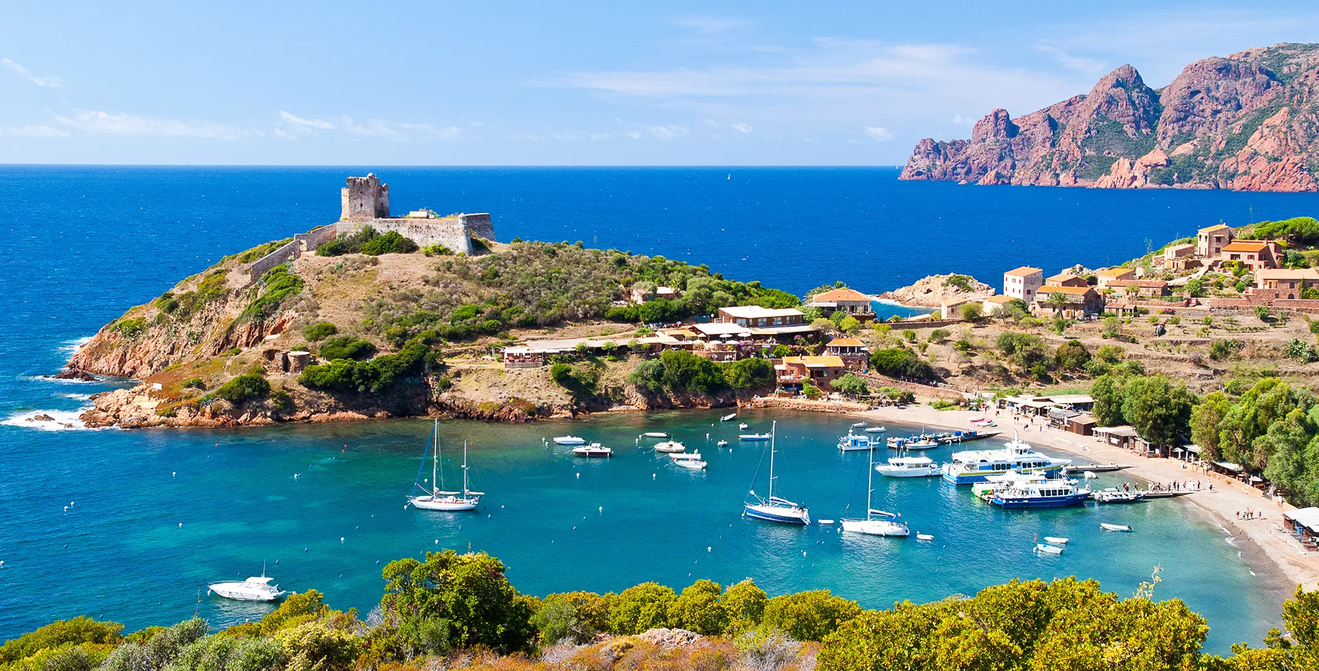 Frankrijk Corsica Girolata baai