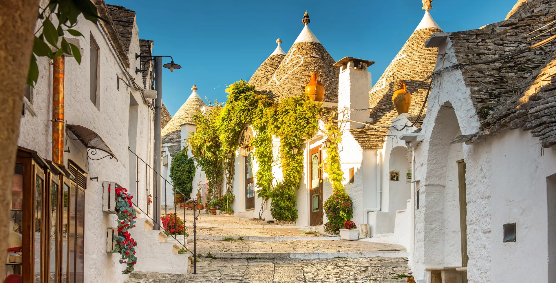 Italië, Puglia, Alberobello trulli huisjes