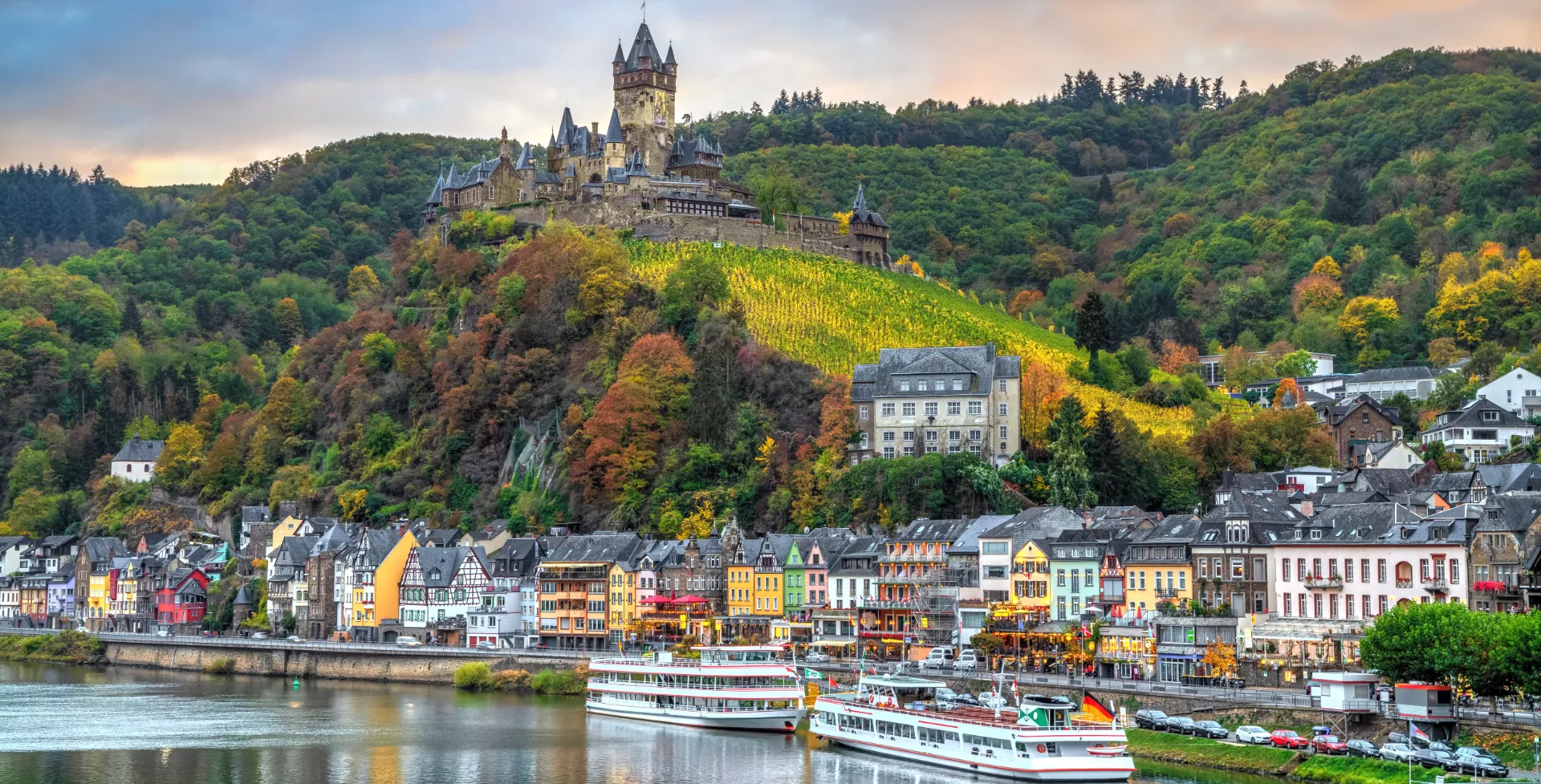 Rijksburcht in Cochem aan de Moezel in Duitsland