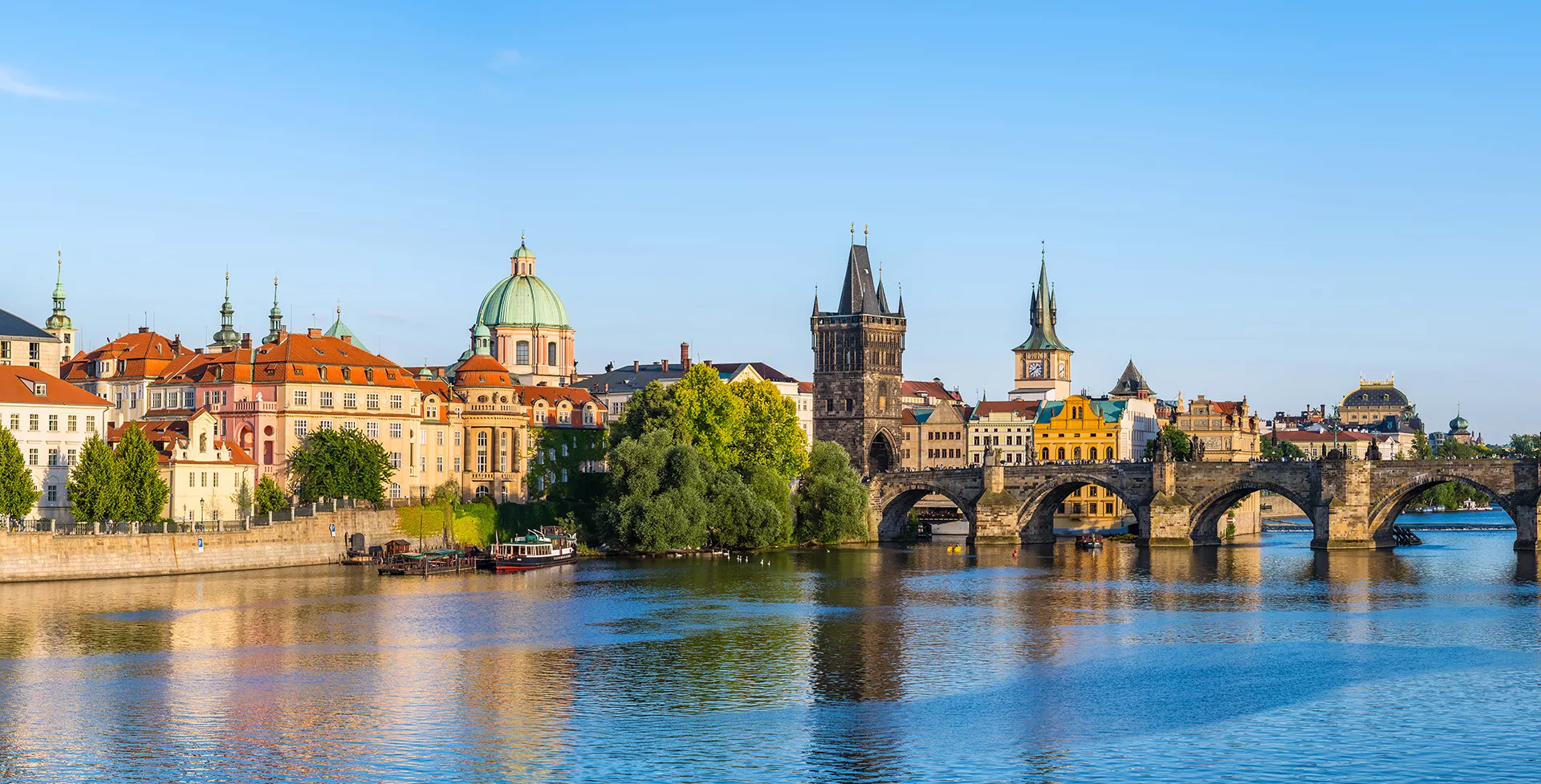 Praag Praagse burcht en Karelsbrug