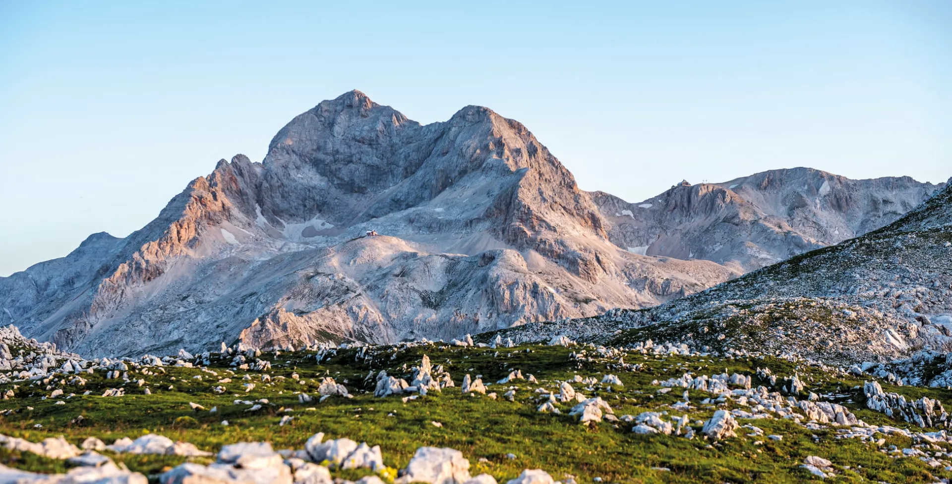 In de bergen bij Mount Triglav in Slovenië