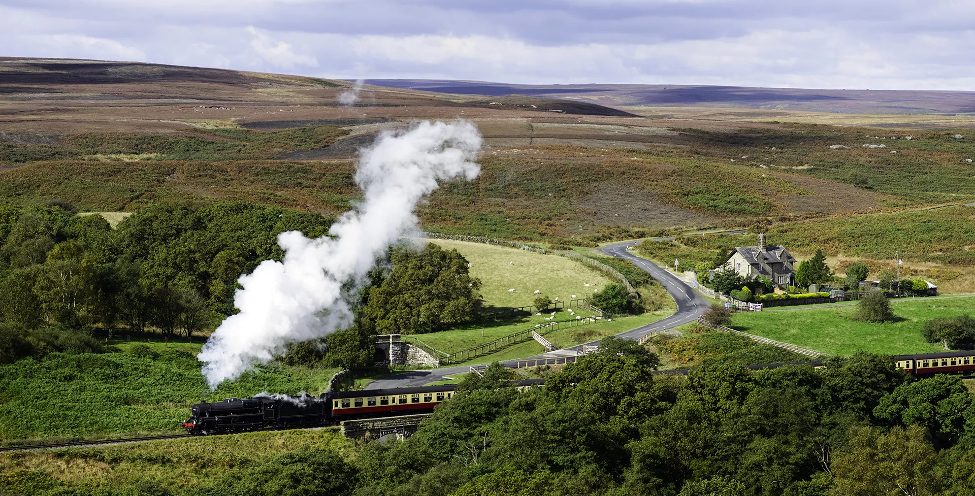 Yorkshire Goathland oude trein